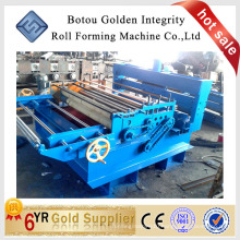 Automatic flattening and slitting machine used in machinery